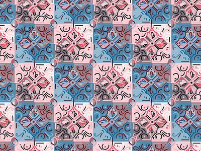 Cornflower Tile Vinyl Wrap Pattern~Rwraps Series 914 Digitally Printed Vinyl Wrap~0