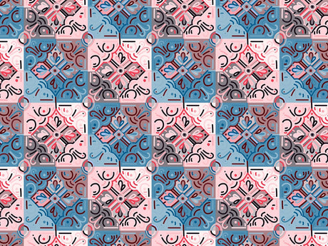Cornflower Tile Vinyl Wrap Pattern~Rwraps Series 914 Digitally Printed Vinyl Wrap~0