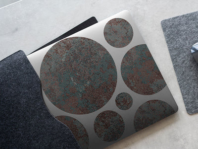 corroded sea rust DIY Laptop Stickers