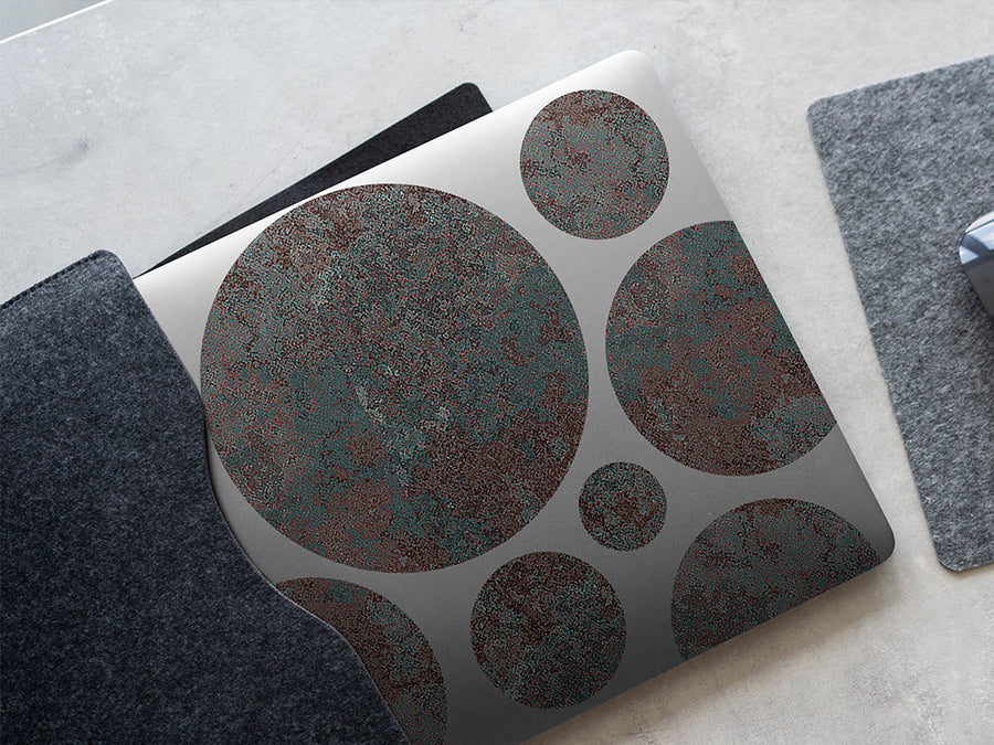 corroded sea rust DIY Laptop Stickers