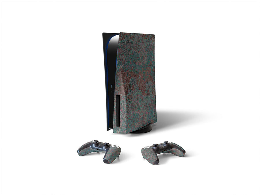corroded sea rust Sony PS5 DIY Skin