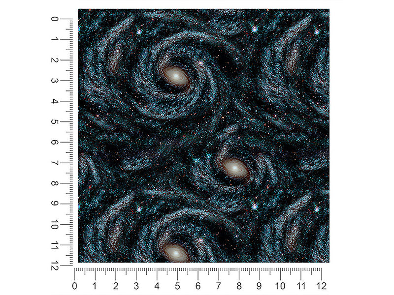 cosmic swirly science fiction 1ft x 1ft Craft Sheets