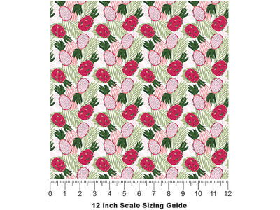 Costa Rican Sunset Fruit Vinyl Film Pattern Size 12 inch Scale~Rwraps Costa Rican Sunset Fruit Sizing Chart~2