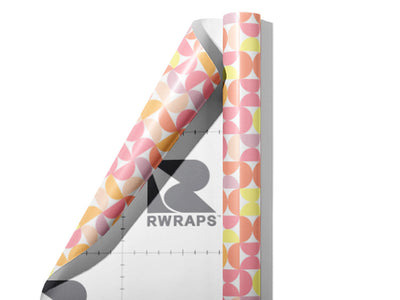 Cotton Candy Mosaic Wrap Film Sheets~Rwraps Series 914 Cotton Candy Mosaic Scrolled Sheet~3