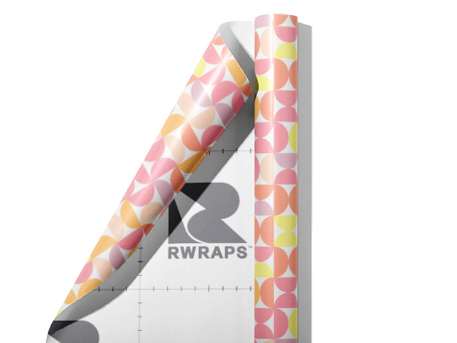 Cotton Candy Mosaic Wrap Film Sheets~Rwraps Series 914 Cotton Candy Mosaic Scrolled Sheet~3