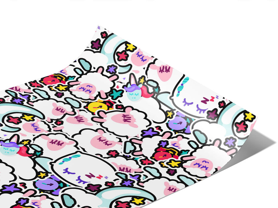 Count 'Em Up Sticker Bomb Vinyl Wraps~Rwraps Series 914 Digitally Printed Vinyl Wrap~1