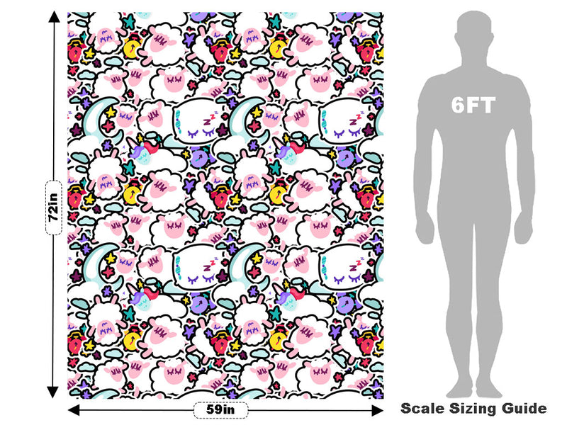 Count 'Em Up Sticker Bomb Vehicle Wrap Scale~Rwraps Series 914 Count 'Em Up Sticker Bomb Measurements~2