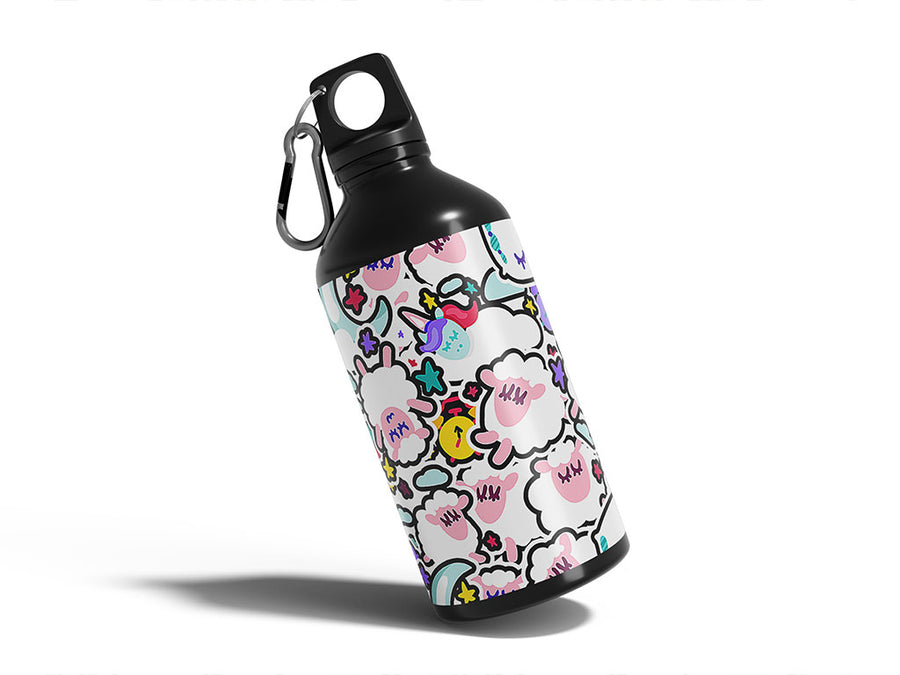 Water Bottle DIY Stickers