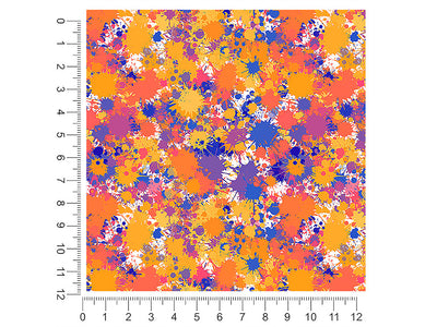 country fair paint splatter 1ft x 1ft Craft Sheets