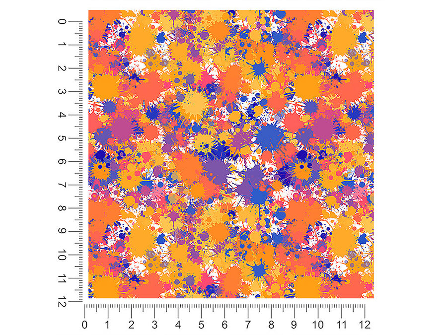 country fair paint splatter 1ft x 1ft Craft Sheets