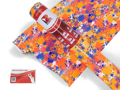 country fair paint splatter Craft Vinyl Roll