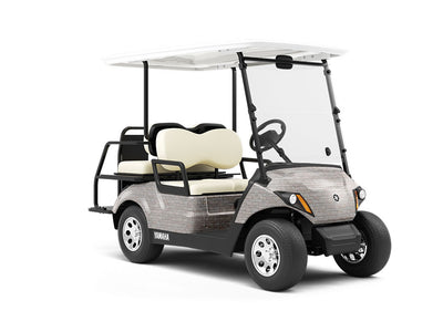 Courthouse Grey Brick Wrapped Golf Cart