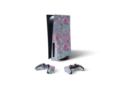 courtship dating paint splatter Sony PS5 DIY Skin