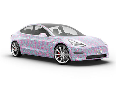 Courtship Dating Paint Splatter Vehicle Vinyl Wrap