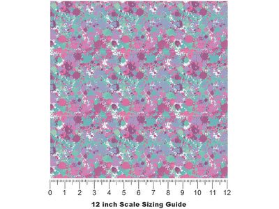 Courtship Dating Paint Splatter Vinyl Film Pattern Size 12 inch Scale~Rwraps Courtship Dating Paint Splatter Sizing Chart~2