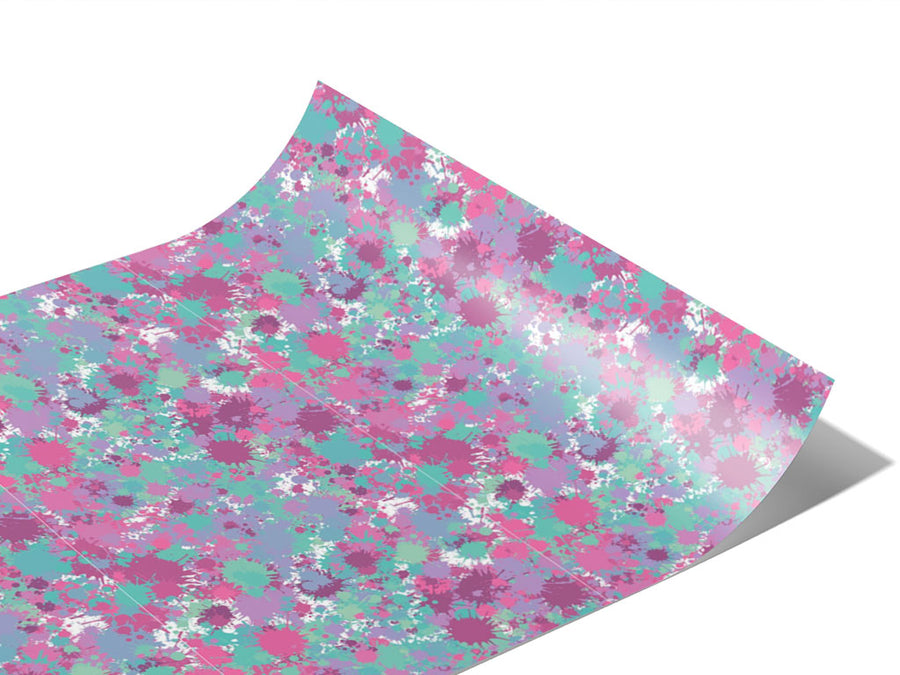 Courtship Dating Paint Splatter Vinyl Wraps~Rwraps Series 914 Digitally Printed Vinyl Wrap~0