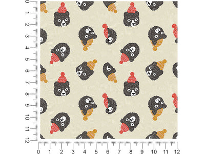 cozy caps animal 1ft x 1ft Craft Sheets