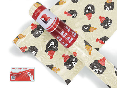 cozy caps animal Craft Vinyl Roll