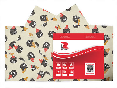 cozy caps animal Craft Vinyl Sheet Pack