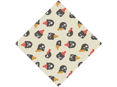 Cozy Caps Animal Vinyl Wrap Pattern