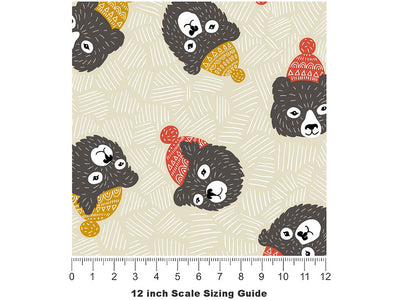Cozy Caps Animal Vinyl Film Pattern Size 12 inch Scale~Rwraps Cozy Caps Animal Sizing Chart~2
