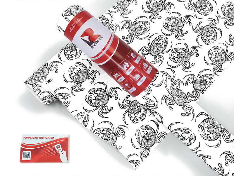 crabby mood salt water Craft Vinyl Roll