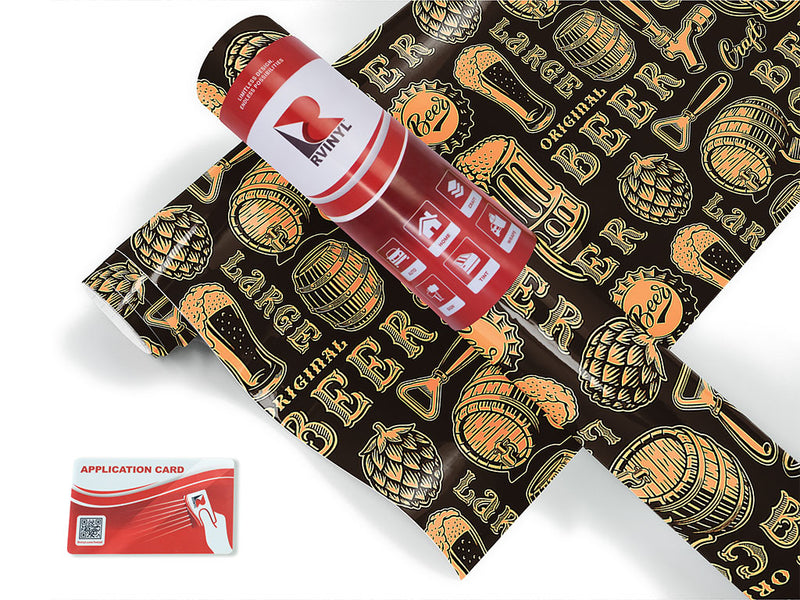 craft brew alcohol Craft Vinyl Roll