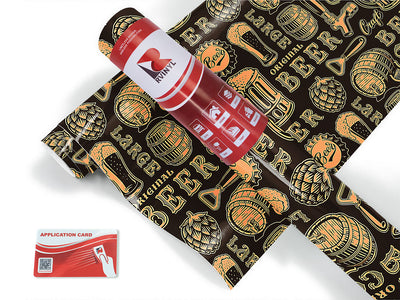craft brew alcohol Craft Vinyl Roll