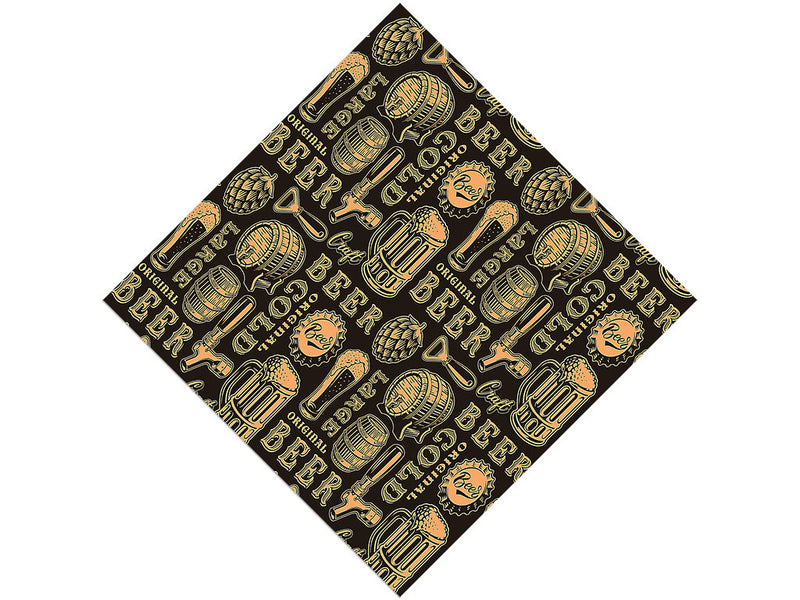 Craft Brew Alcohol Vinyl Wrap Pattern