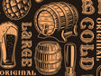 Craft Brew Alcohol Vinyl Wrap Pattern~Rwraps Series 914 Digitally Printed Vinyl Wrap~0