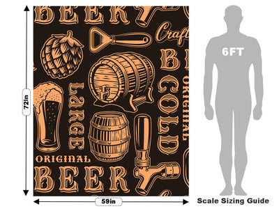 Craft Brew Alcohol Vehicle Wrap Scale~Rwraps Series 914 Craft Brew Alcohol Measurements~1