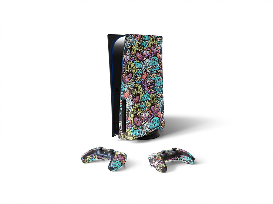cranial cravings horror Sony PS5 DIY Skin
