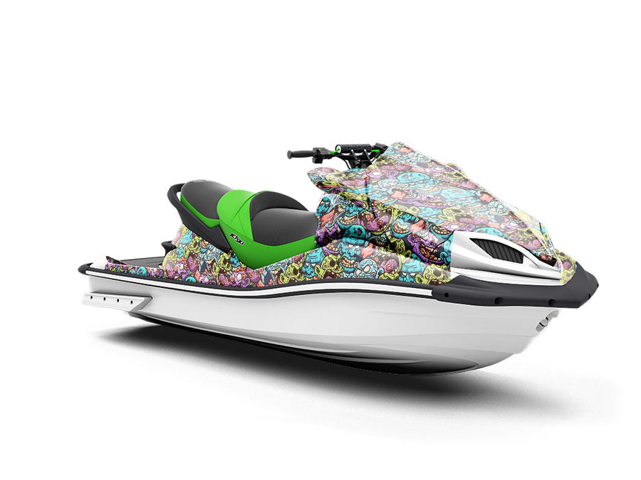 Cranial Cravings Zombie Jet Ski Vinyl Customized Wrap