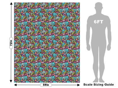 Cranial Cravings Zombie Vehicle Wrap Scale~Rwraps Series 914 Cranial Cravings Zombie Measurements~1