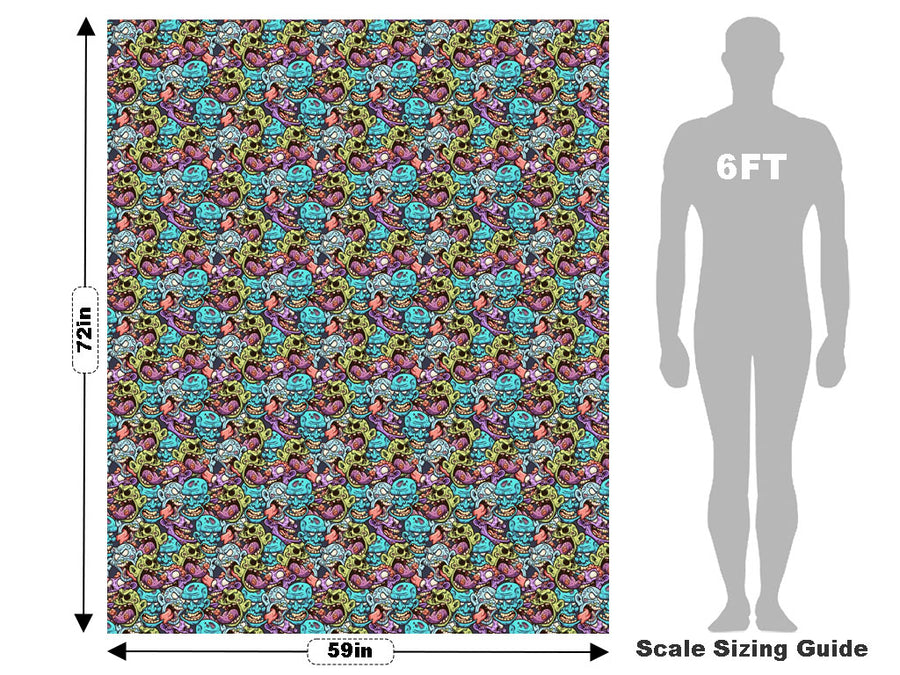 Cranial Cravings Zombie Vehicle Wrap Scale~Rwraps Series 914 Cranial Cravings Zombie Measurements~1