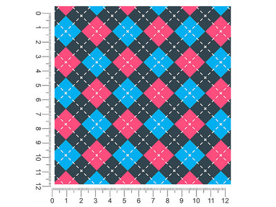 crayon contrast argyle 1ft x 1ft Craft Sheets