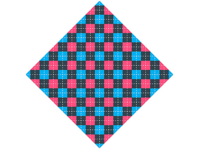 Crayon Contrast Argyle Vinyl Wrap Pattern
