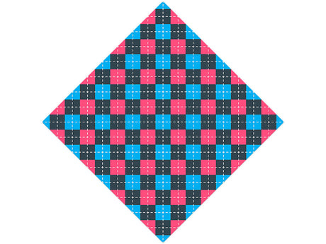 Crayon Contrast Argyle Vinyl Wrap Pattern