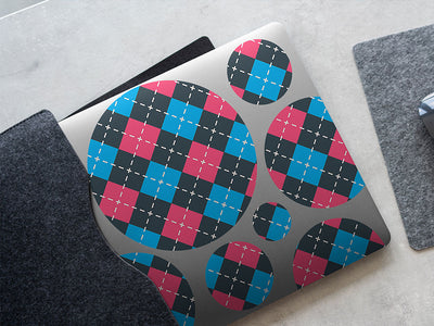 crayon contrast argyle DIY Laptop Stickers
