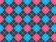 Crayon Contrast Argyle Vinyl Wrap Pattern~Rwraps Series 914 Digitally Printed Vinyl Wrap~0