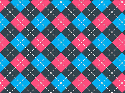 Crayon Contrast Argyle Vinyl Wrap Pattern~Rwraps Series 914 Digitally Printed Vinyl Wrap~0