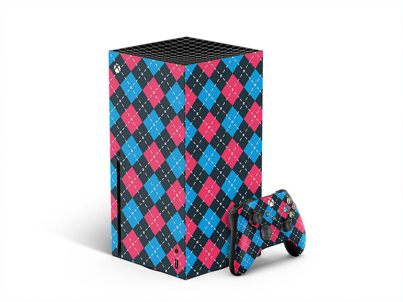 crayon contrast argyle XBOX DIY Decal