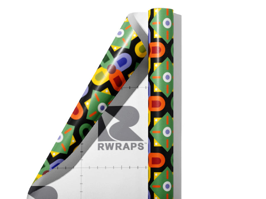 Crayon Creation Art Deco Wrap Film Sheets~Rwraps Series 914 Crayon Creation Art Deco Scrolled Sheet~3