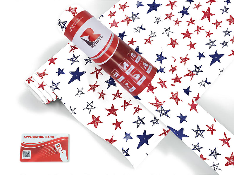 crayon stars  Craft Vinyl Roll