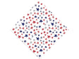 Crayon Stars Americana Vinyl Wrap Pattern