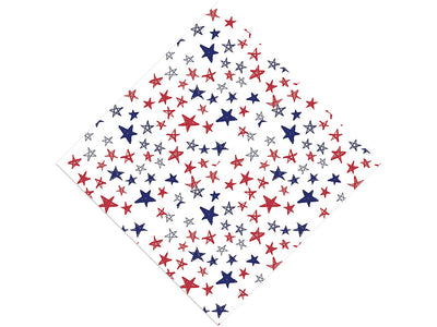 Crayon Stars Americana Vinyl Wrap Pattern