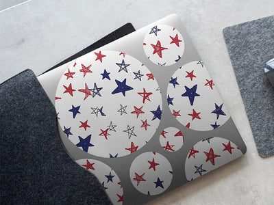 crayon stars  DIY Laptop Stickers
