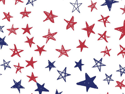 Crayon Stars Americana Vinyl Wrap Pattern~Rwraps Series 914 Digitally Printed Vinyl Wrap~0
