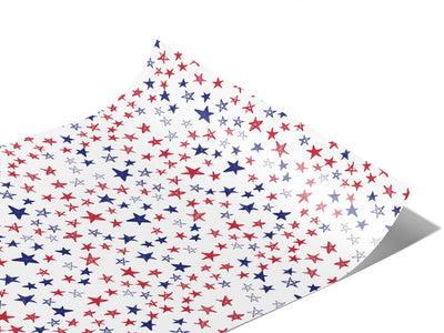 Crayon Stars Americana Vinyl Wraps~Rwraps Series 914 Digitally Printed Vinyl Wrap~1