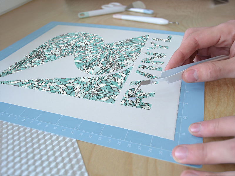 crazy chlorokinesis floral Easy Weed Craft Vinyl